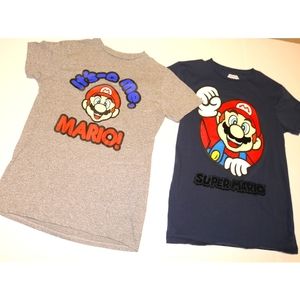 2 new without tags Mario Tshirts XS
